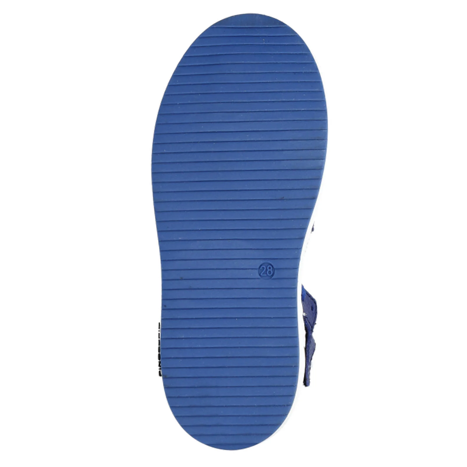 Pinocchio leren sneakers blauw/zwart
