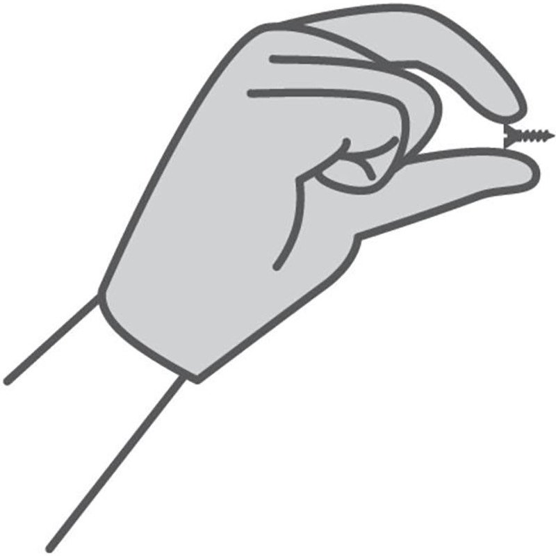 Gants de manutention en milieu sec Delta Plus APOLLON VV733 jaune/noir - La paire