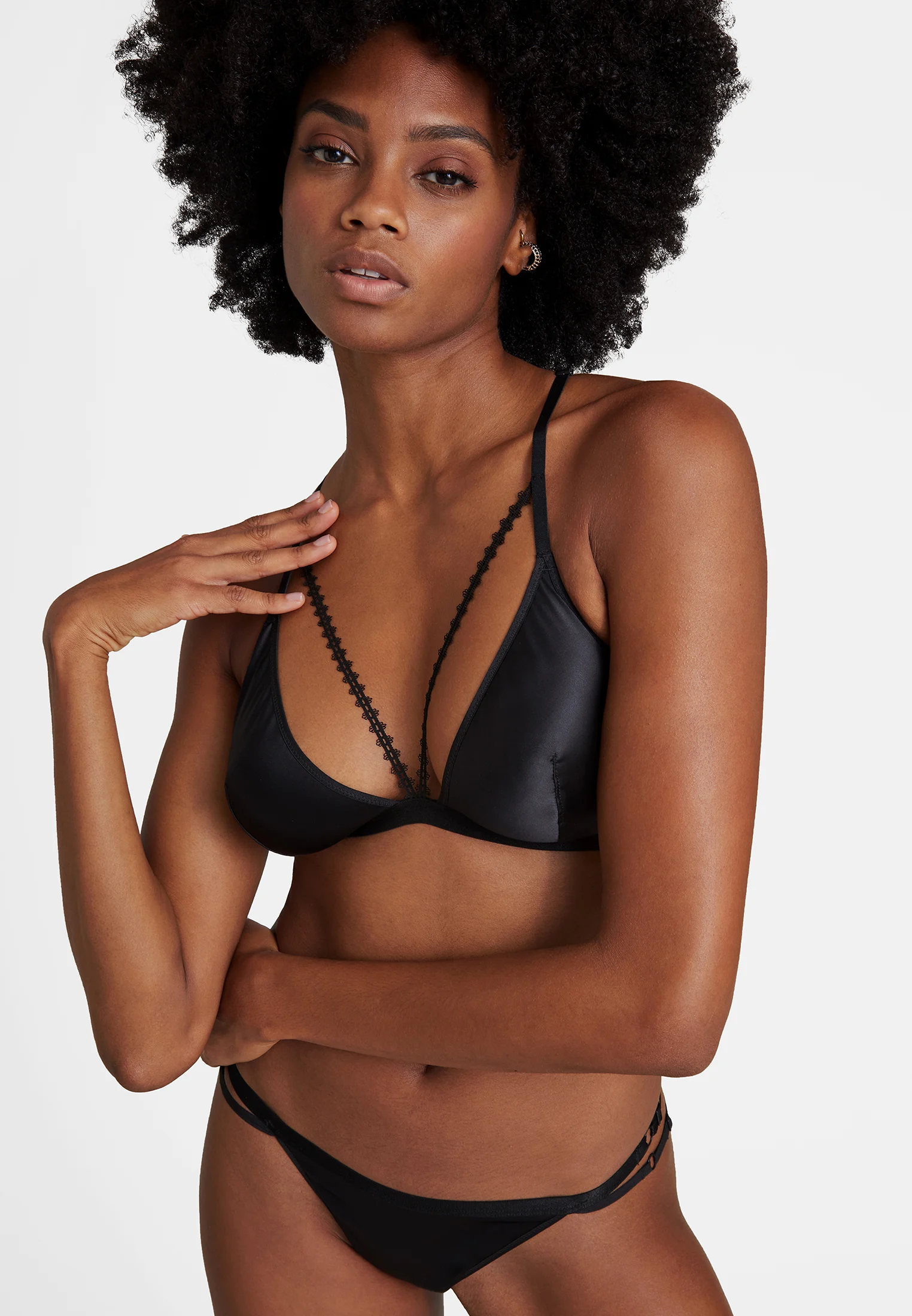 BOÎTE A DESIR - Soutien-gorge triangle sans armatures | Noir