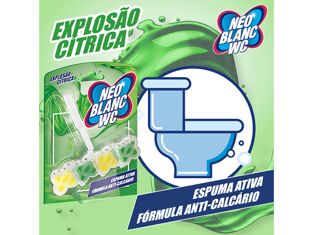 Bloco Sanitario Explosão Cítrica Anticalcário Neoblanc 1 un