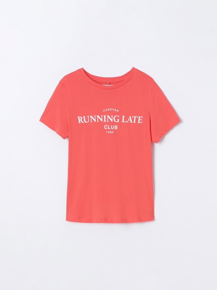 Pacote com 2 camisetas estampadas - Coral Forte