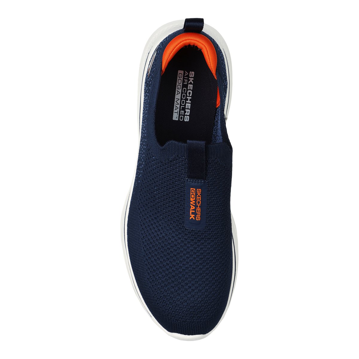 2X les points-Gowalk_7slip-Talon plat - Marine