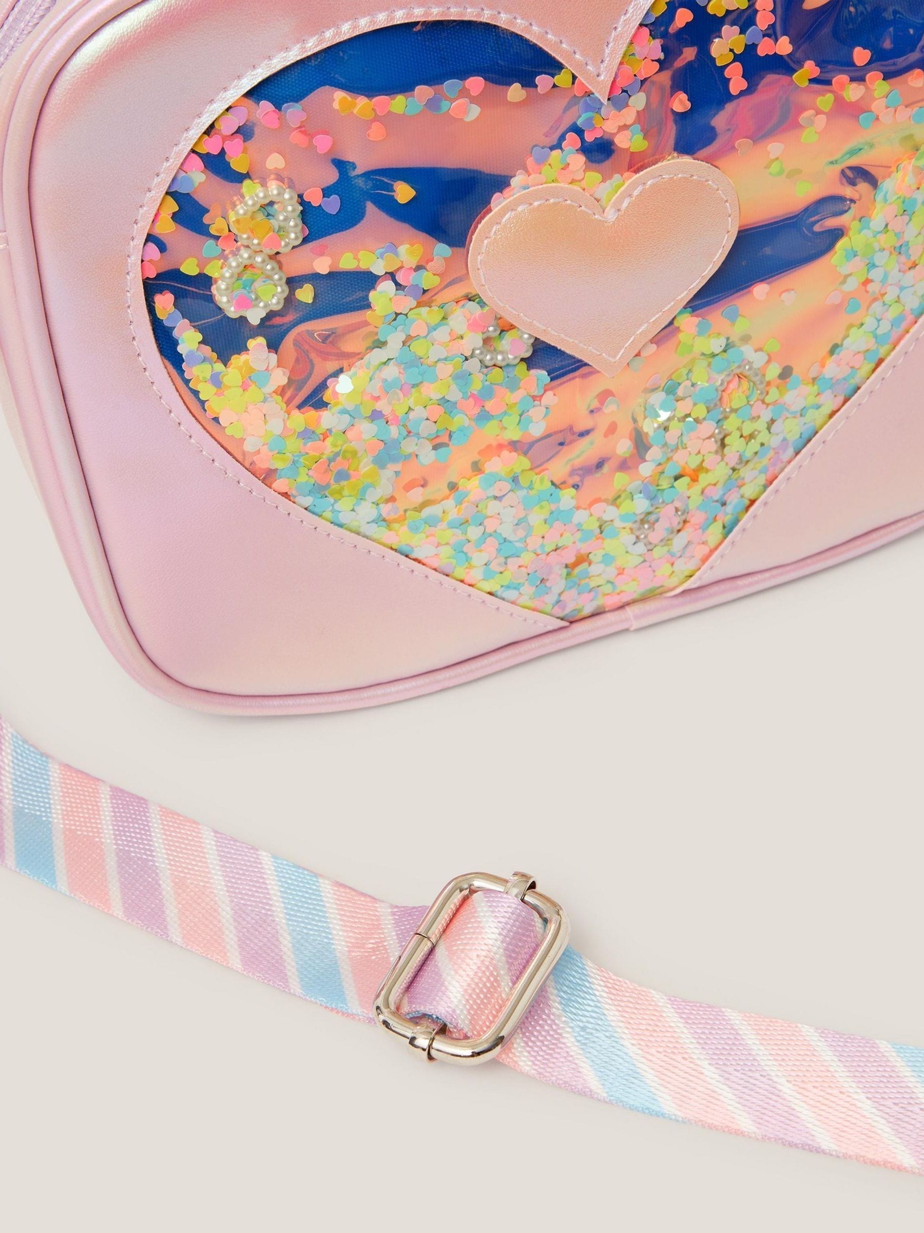 Monsoon Confetti Heart Cross-Body Bag