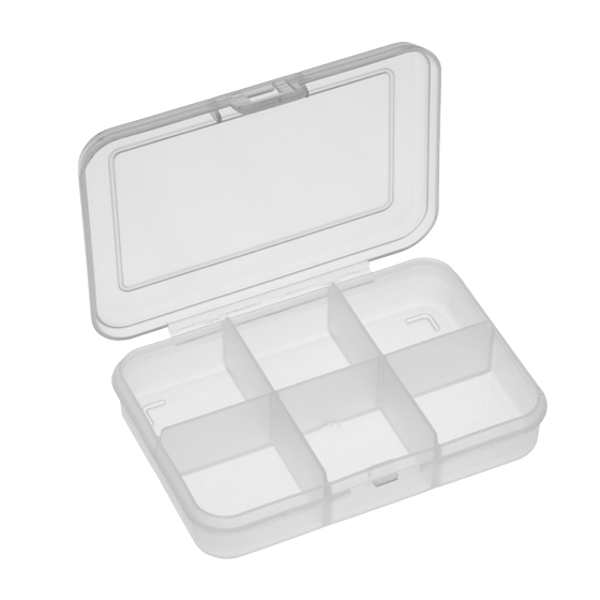 Panaro 102 Boîte de pêche 91 x 66 x 21 mm (choix entre 1, 4 et 6 compartiments)