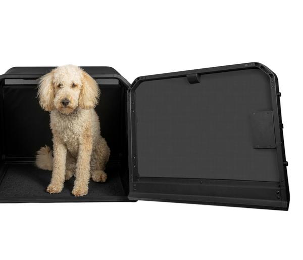 1one1 Origami Hundetransportbox, schwarz, L,