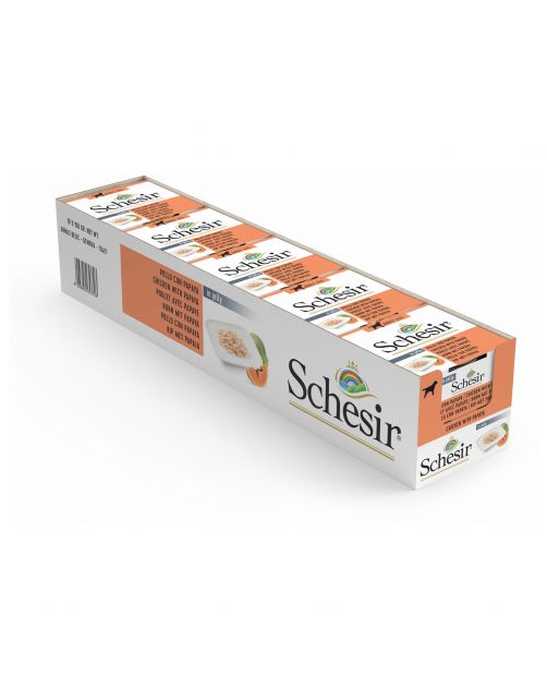 Schesir Hond Blik Gelei 150 g - Hondenvoer