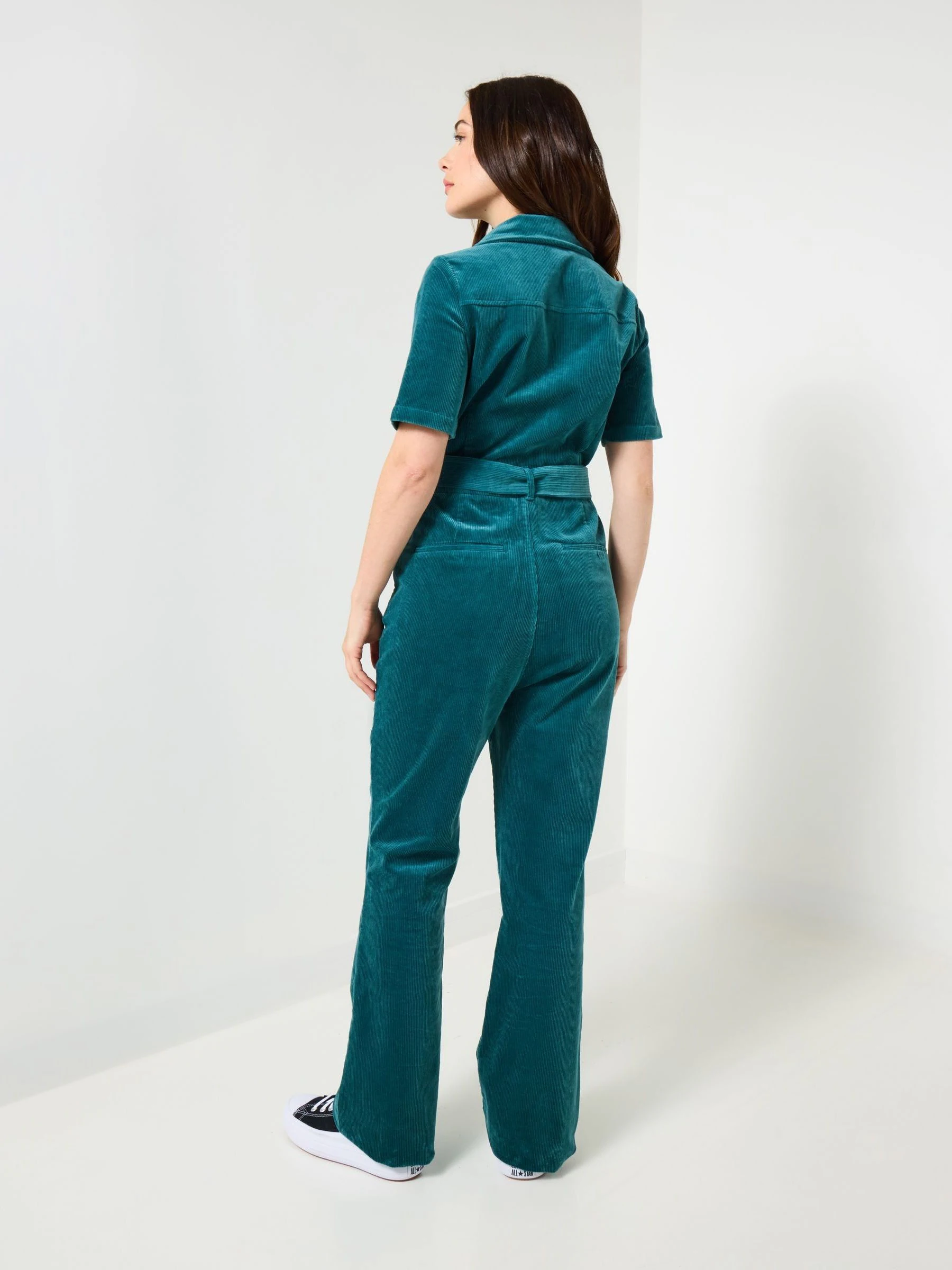 Joe Browns Belted Bootcut Cord Jumpsuit