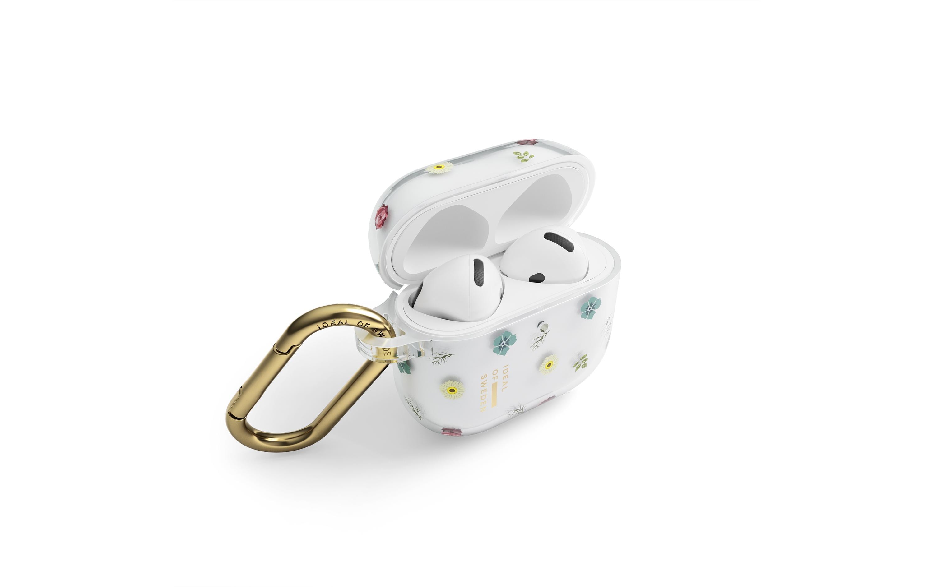 Transportcase Silicone AirPods Mid Petite FloralAirPodcase mit Haken zur Befestigung (4Gen)