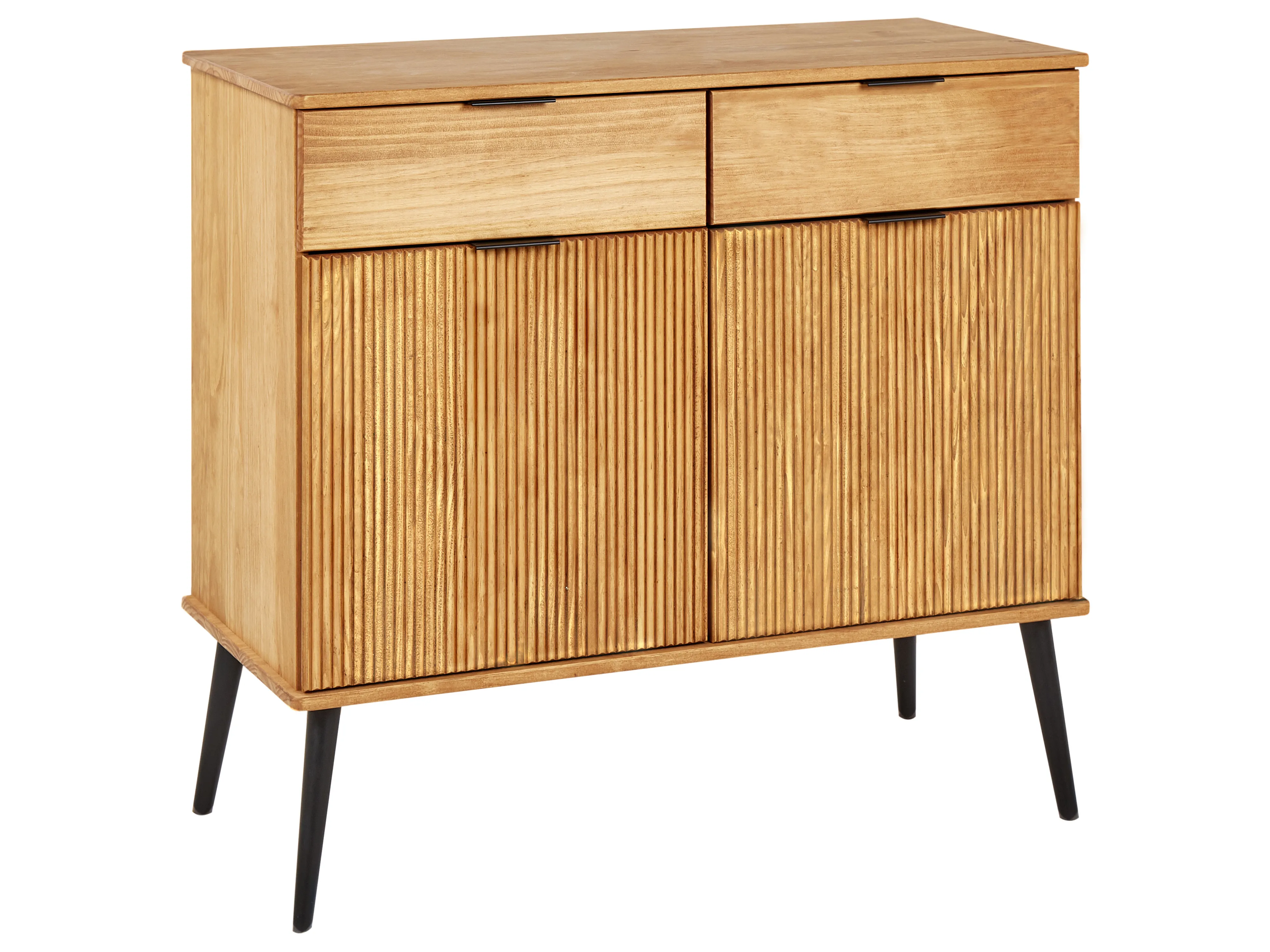 Dressoir met 2 deuren TIMMINS Dennenhout Bruin