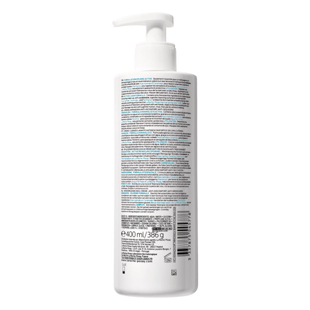 LA ROCHE POSAY  Toleriane - Creme de Limpeza - 400ml