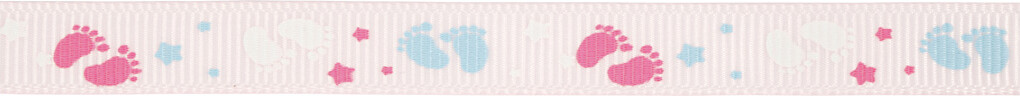 Dekorationsbånd - B 9 MM - Rosa - 5 M