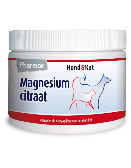 Pharmox Hond&Kat Magnesiumcitraat - Voedingssupplement - Huid - Vacht - 250 g