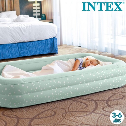 Colchão inflável infantil Intex com bomba