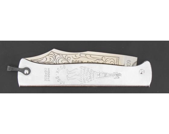 Douk Douk 200 Inox - Manche Acier Chromé Couteau de poche Le Thiers par Cognet Douk Douk