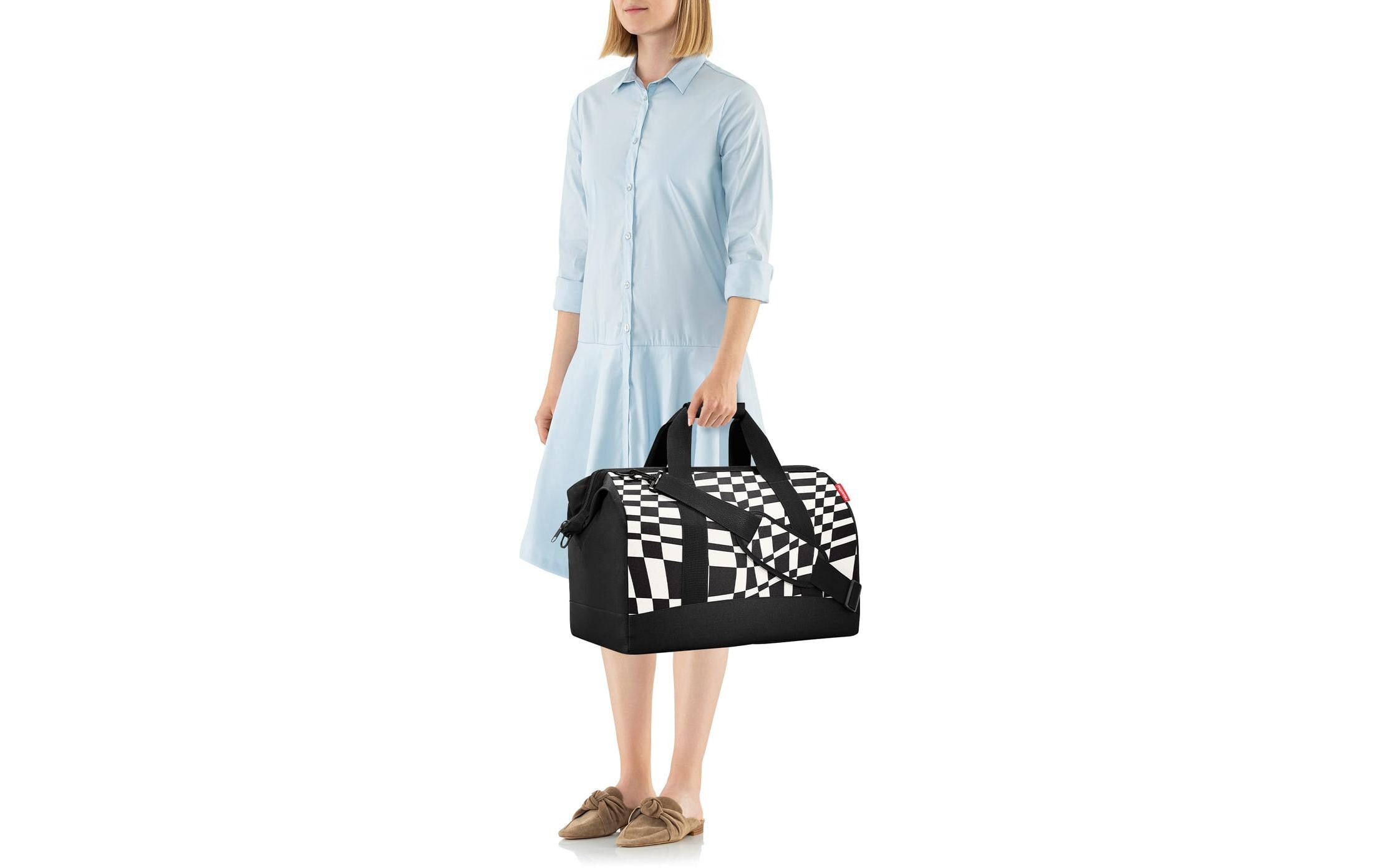 Umhängetasche Allrounder L Op-ArtTasche aus recyceltem Material
