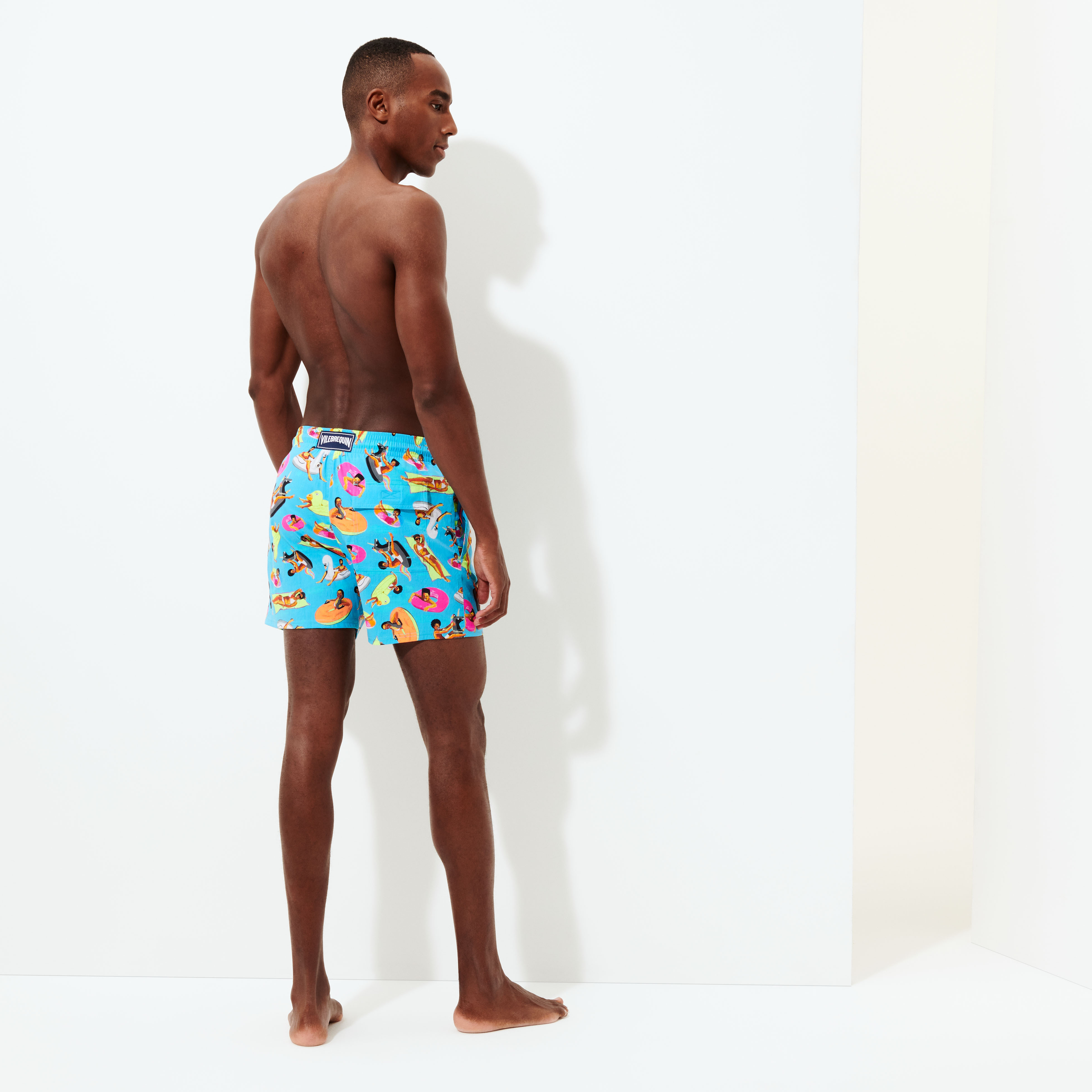 Maillot de Bain Court Stretch Homme - Derrick Adams x Vilebrequin