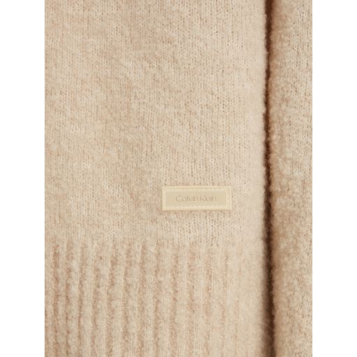 Calvin Klein Uld Striktrøje, Fog, L