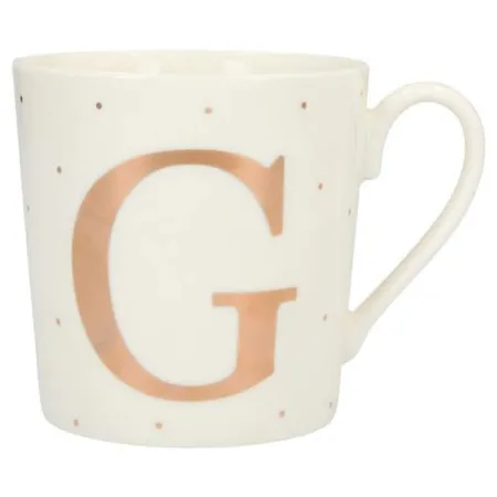 Depesche Porzellan Becher mit Buchstaben - G