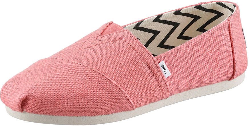 TOMS Women's Alpargata Espadrilles Sneakers rood