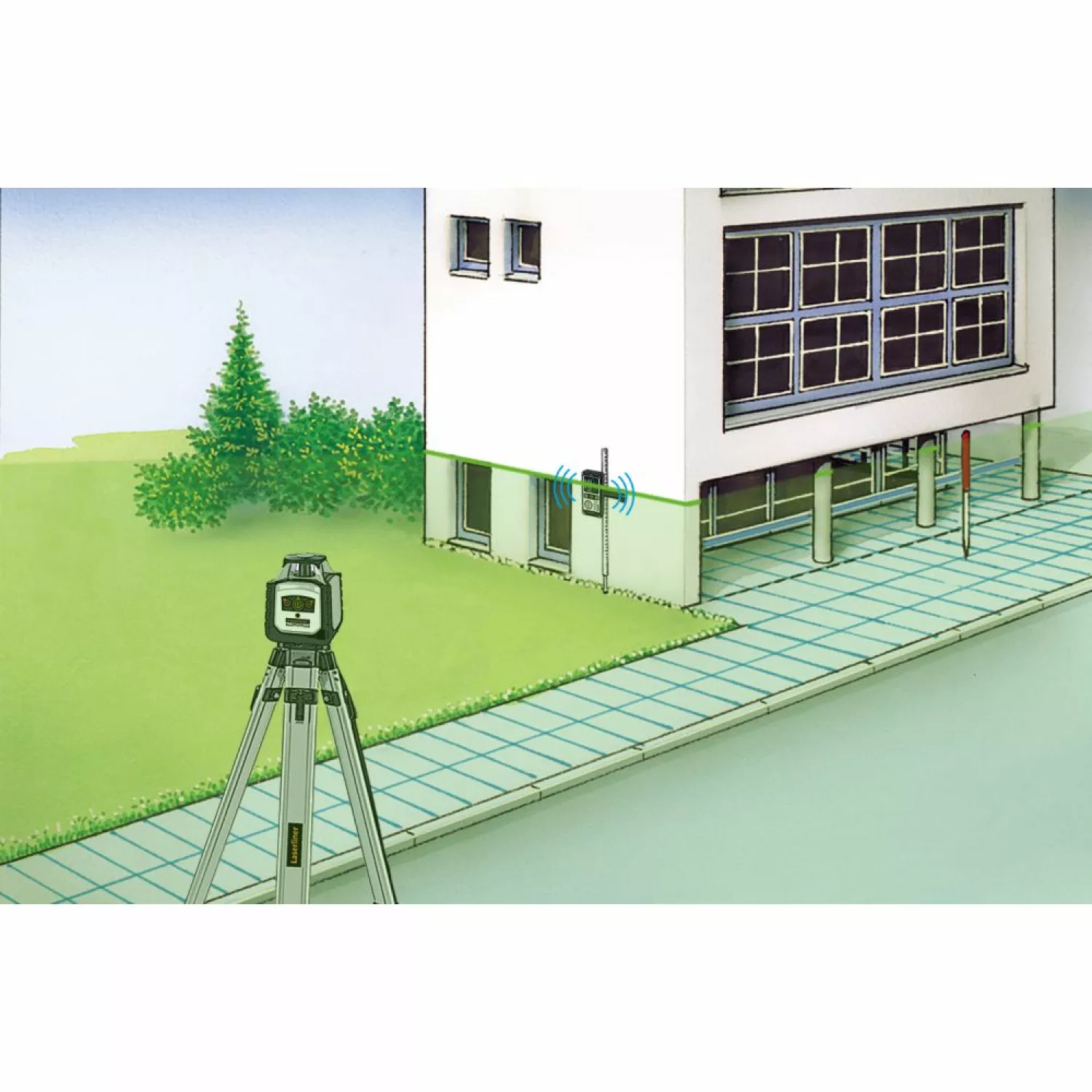 Laserliner Lichtstatief Aluminium statief - 5/8