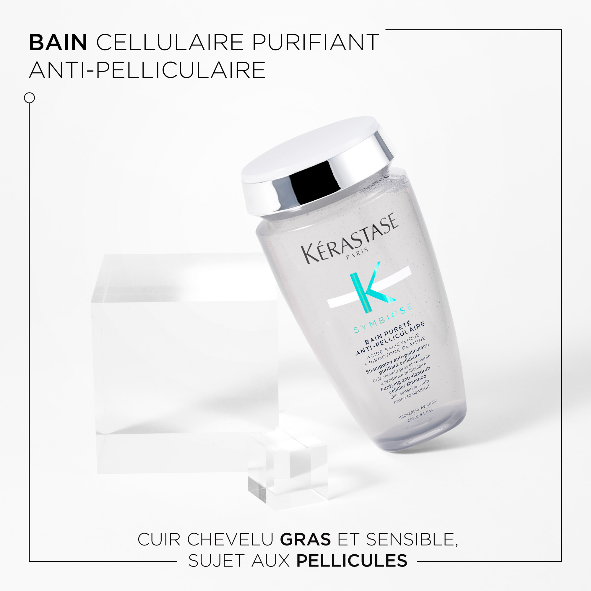 Bain Puret Anti-Pelliculaire Symbiose Kérastase 250 ML