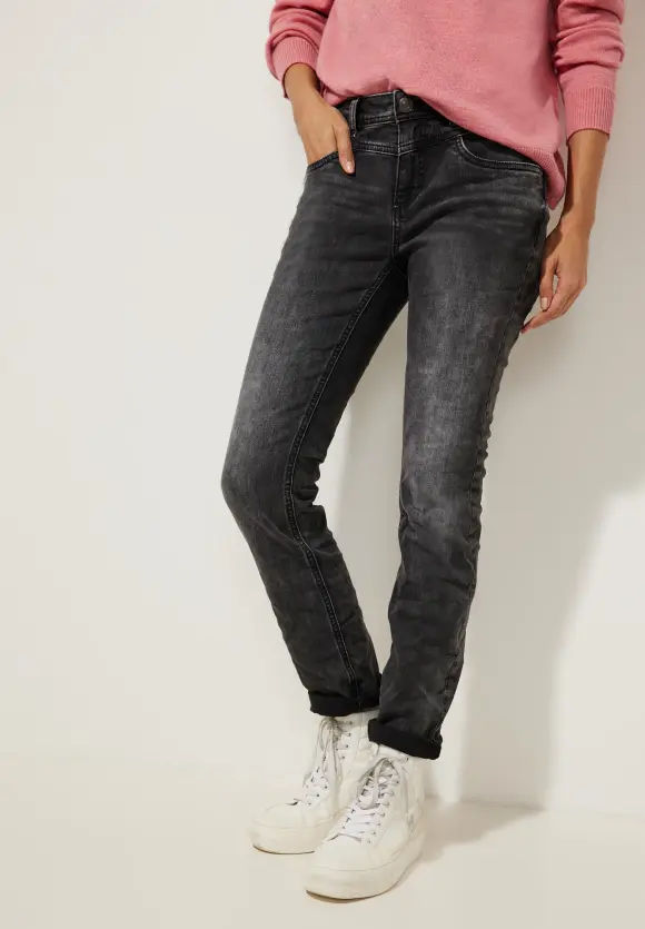 Casual Fit Jeans - black random wash