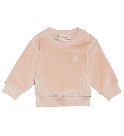 Calvin Klein Gave?ske - Bukser/Bluse - Fl?jsvelour - Meringue Bl