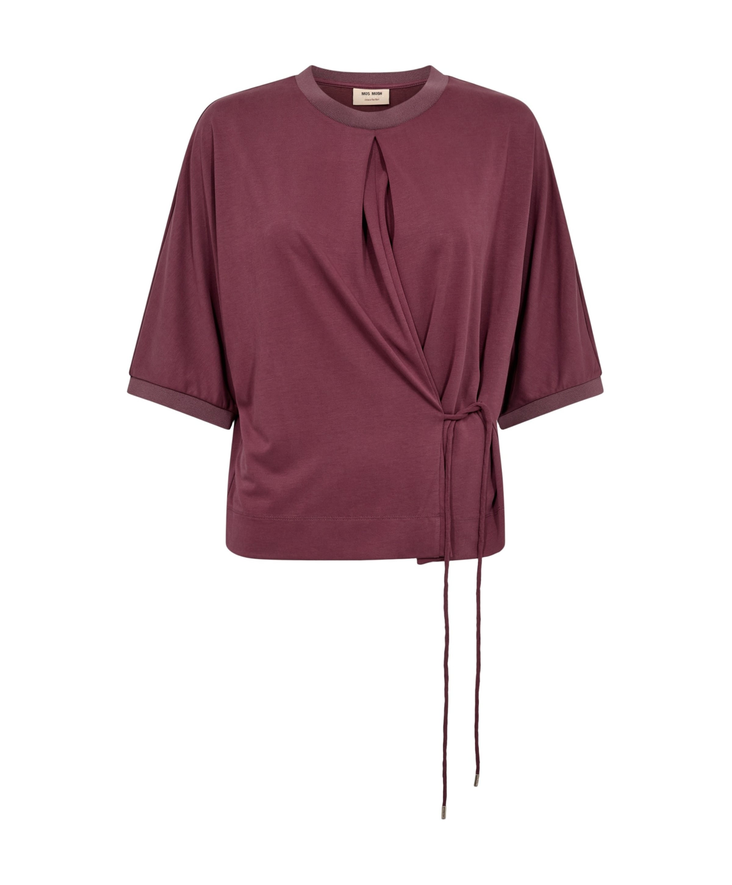 Mos Mosh Dames T-shirt bordeaux