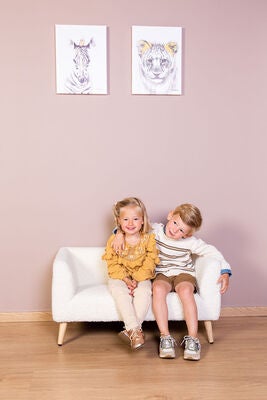 Childhome Kids Teddy Sofa, Off-white