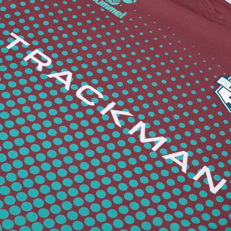 FC Rudersdal Maillot Domicile - Bordeaux - Inkl. Navn & Nummer