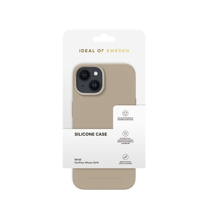 iPhone 14 / iPhone 13 Silikon Hülle Case Recycled (IDSICSI23-I2261-128) - Beige