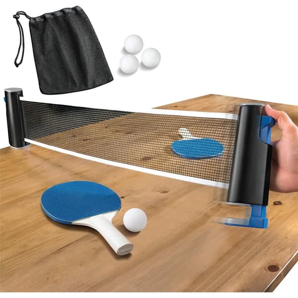 Bordtennissett med justerbart nett | Passer til alle bord