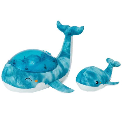Cloud-B Nachtlampe m. Sound - Tranquil Whale m. Young - 30x28x13