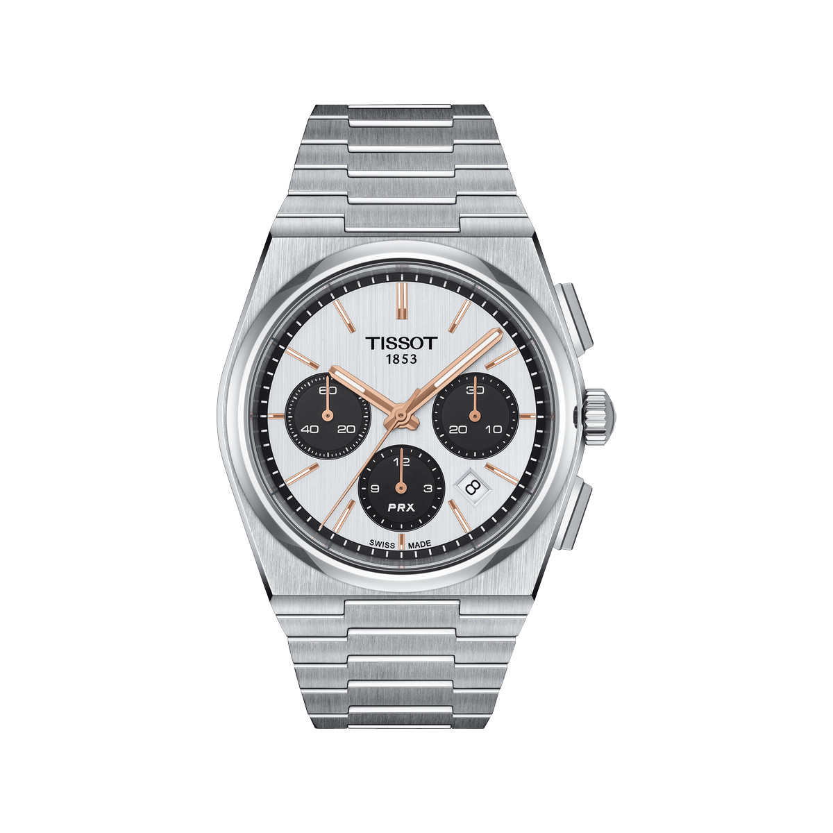 Montre Tissot PRX homme automatique chronographe acier
