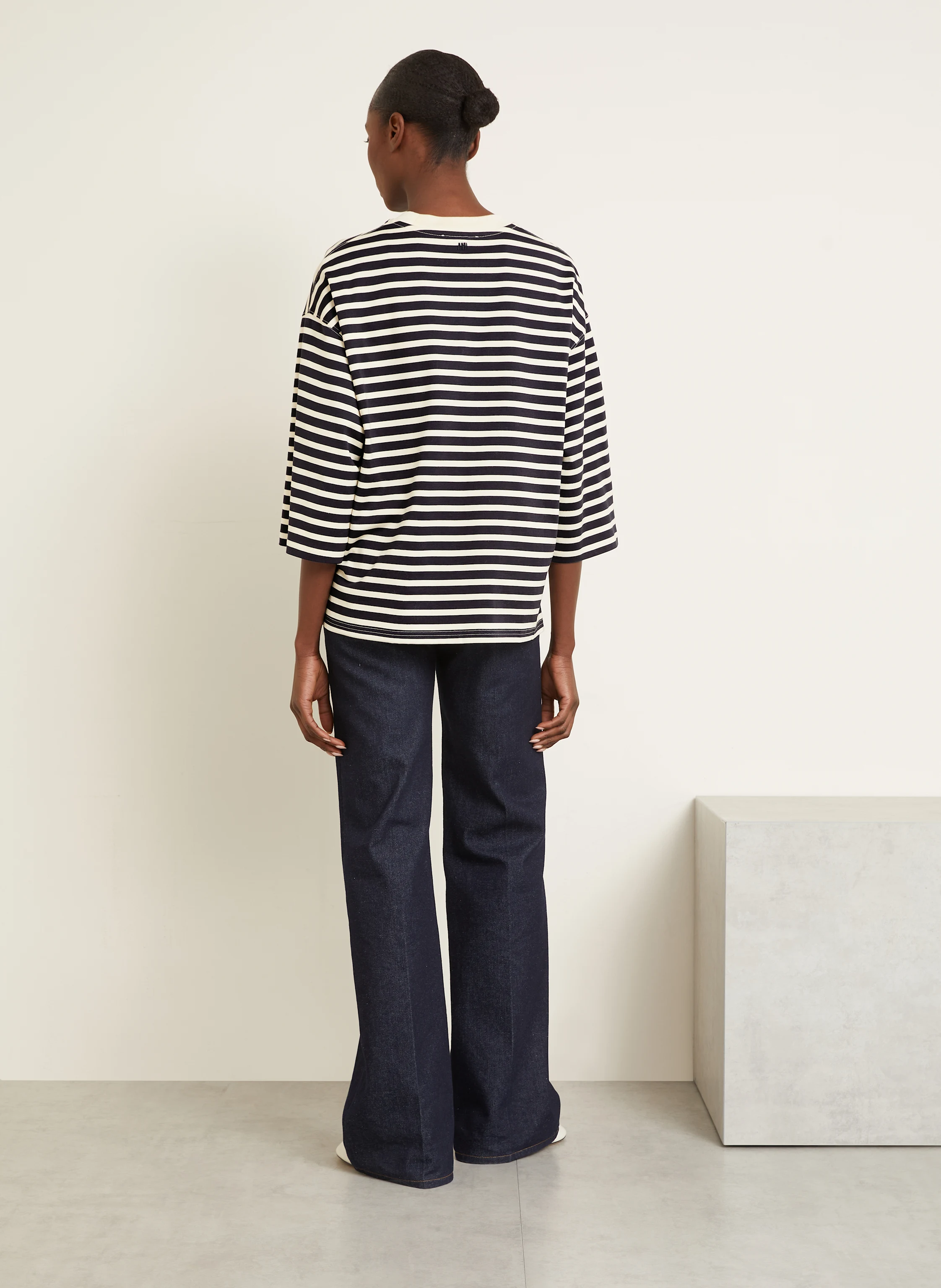 AMI PARIS Oversized-Shirt mit 3/4-Arm