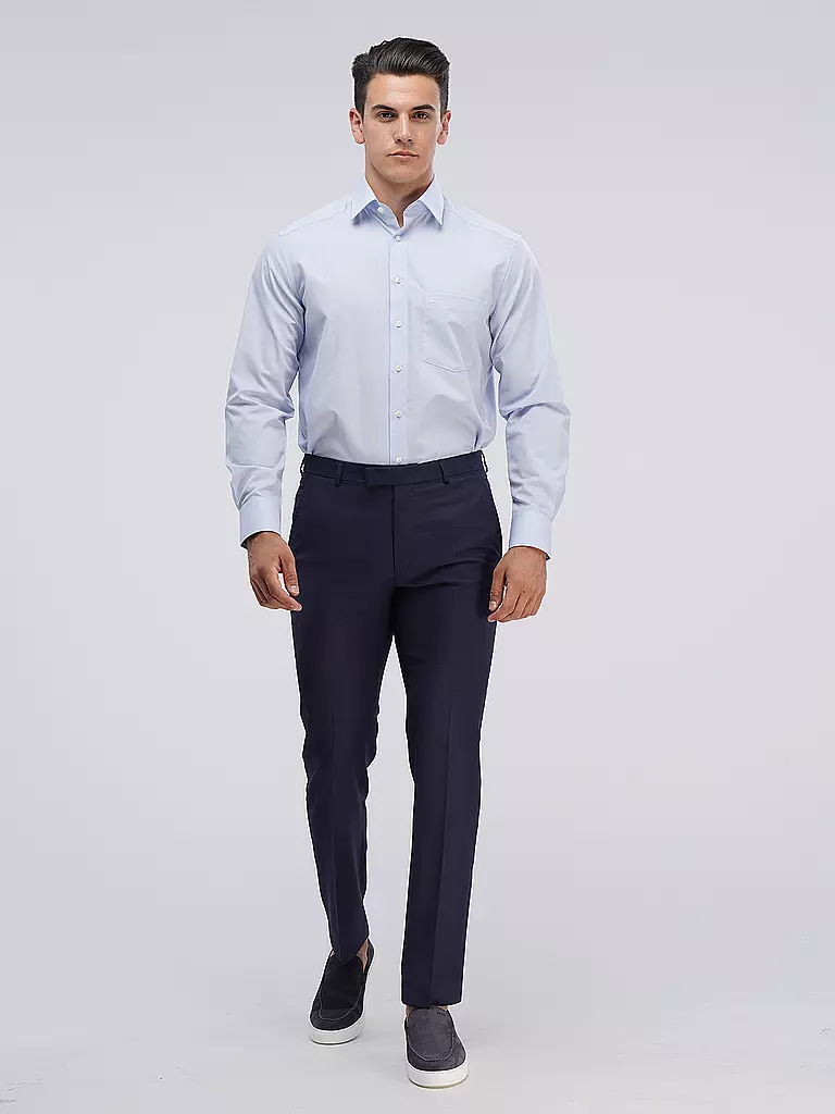 OLYMP Hemd Comfort Fit blau