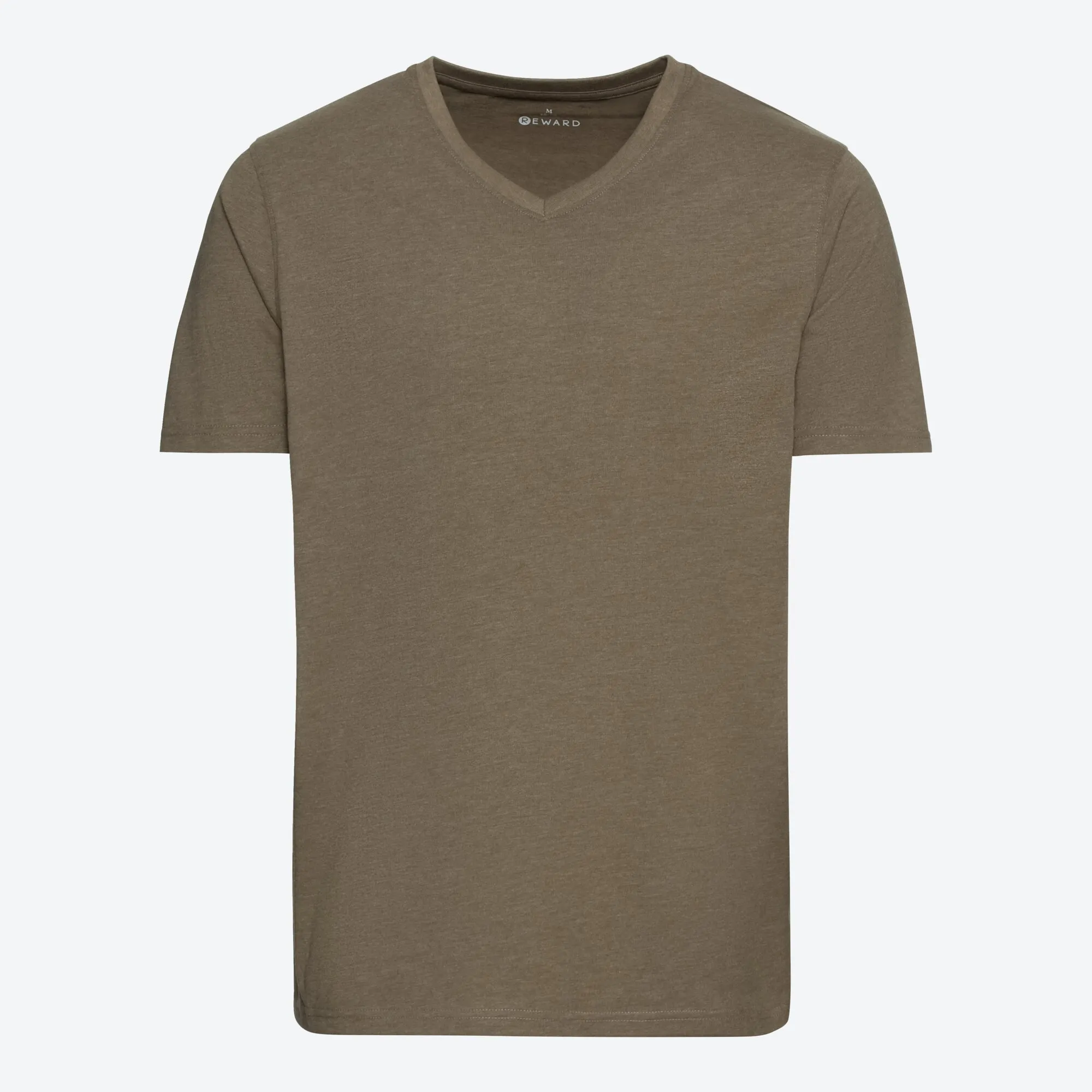Herren-T-Shirt in Melange-Optik