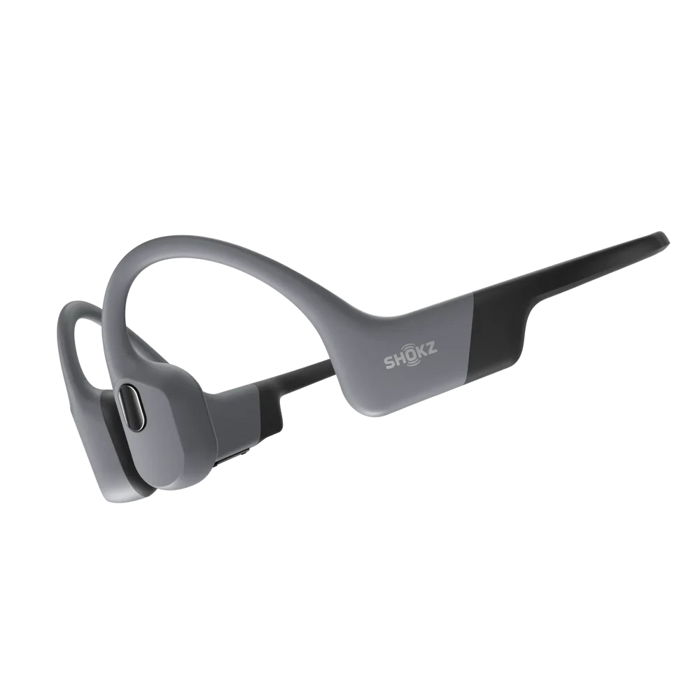 OpenSwim Pro Bluetooth 5.0 Sport Kopfhörer Headset Open-Ear Knochenschall Bone Conduction (414-588-5005) - Grau