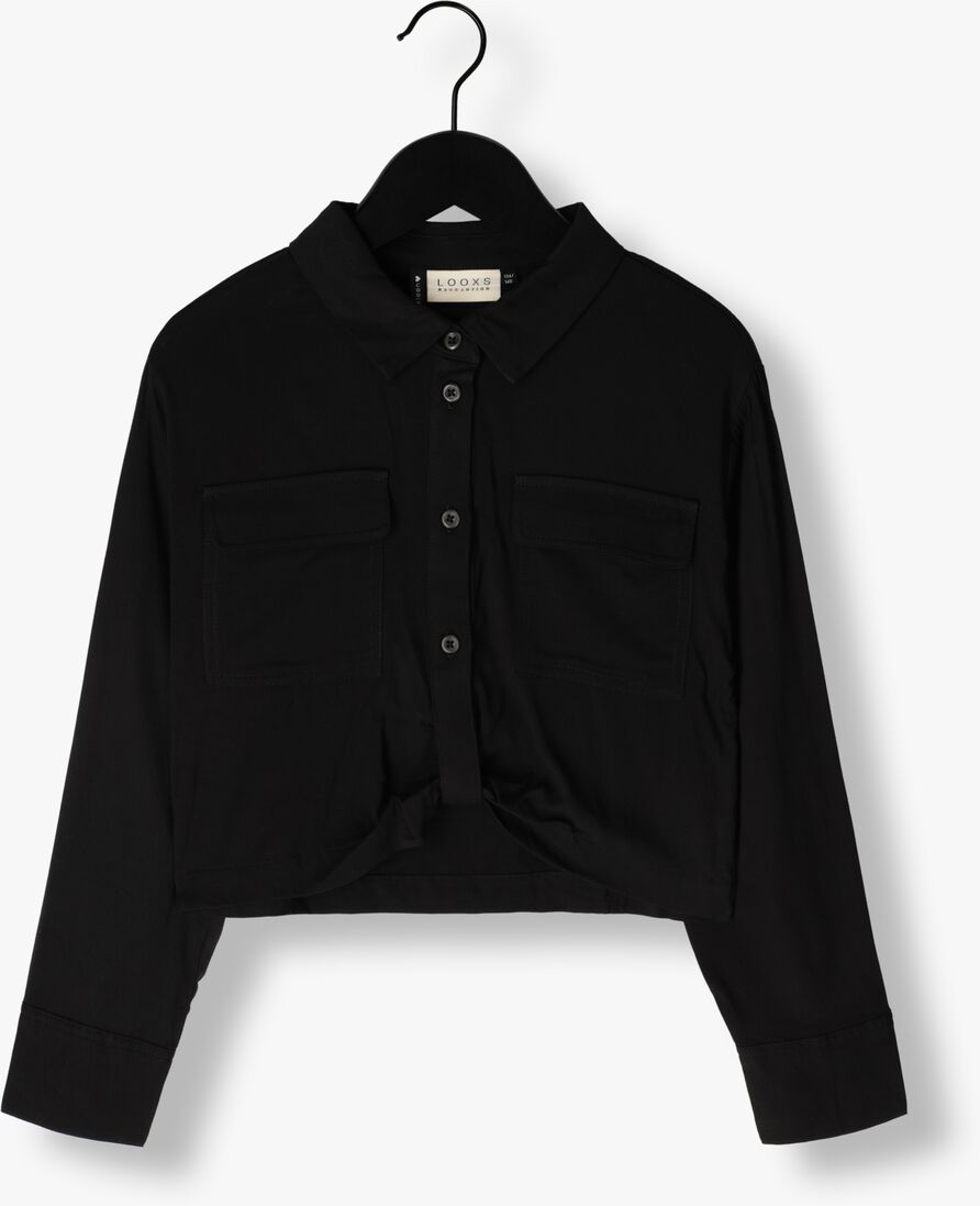 LOOXS 10sixteen zwarte looxs 10sixteen blouse 2333-5174
