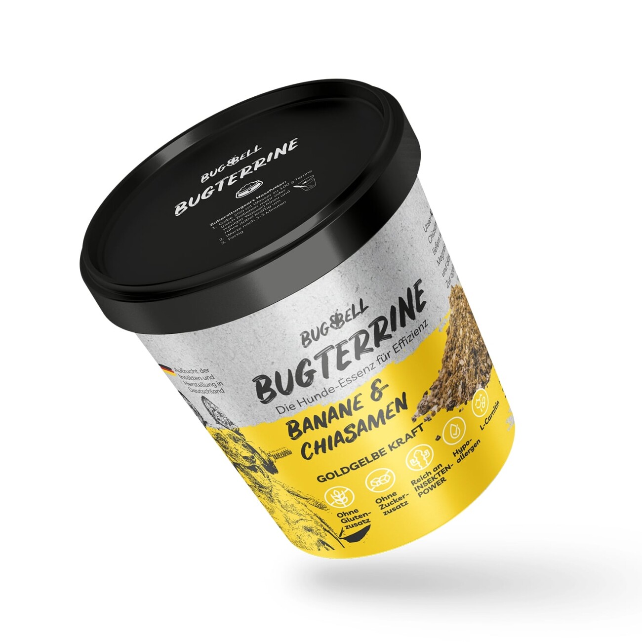 BugBell GmbH BugBell BugTerrine Adult 100 g Chiasamen und Banane