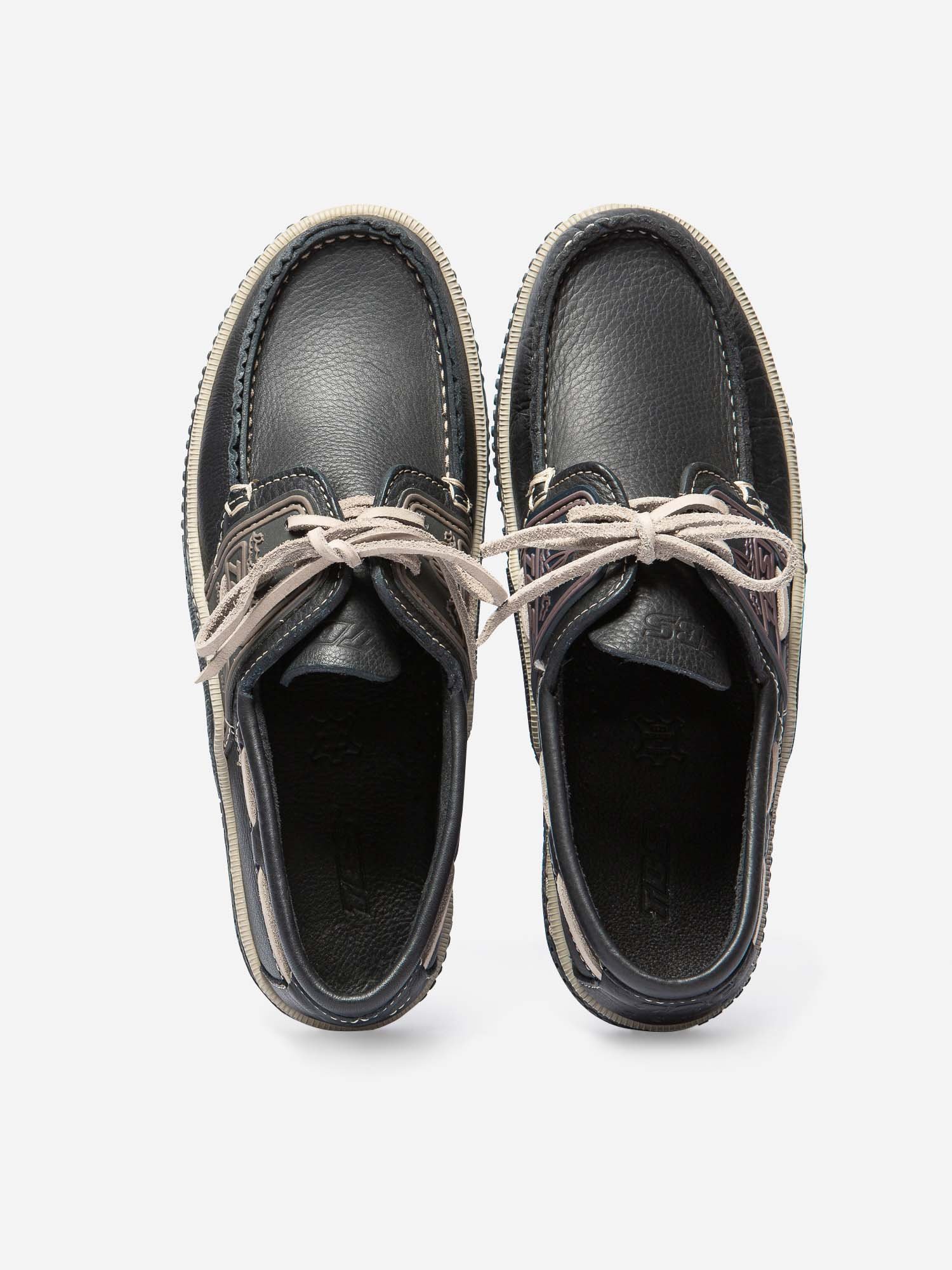 Chaussures Bateau Homme Cuir Marine Foncé