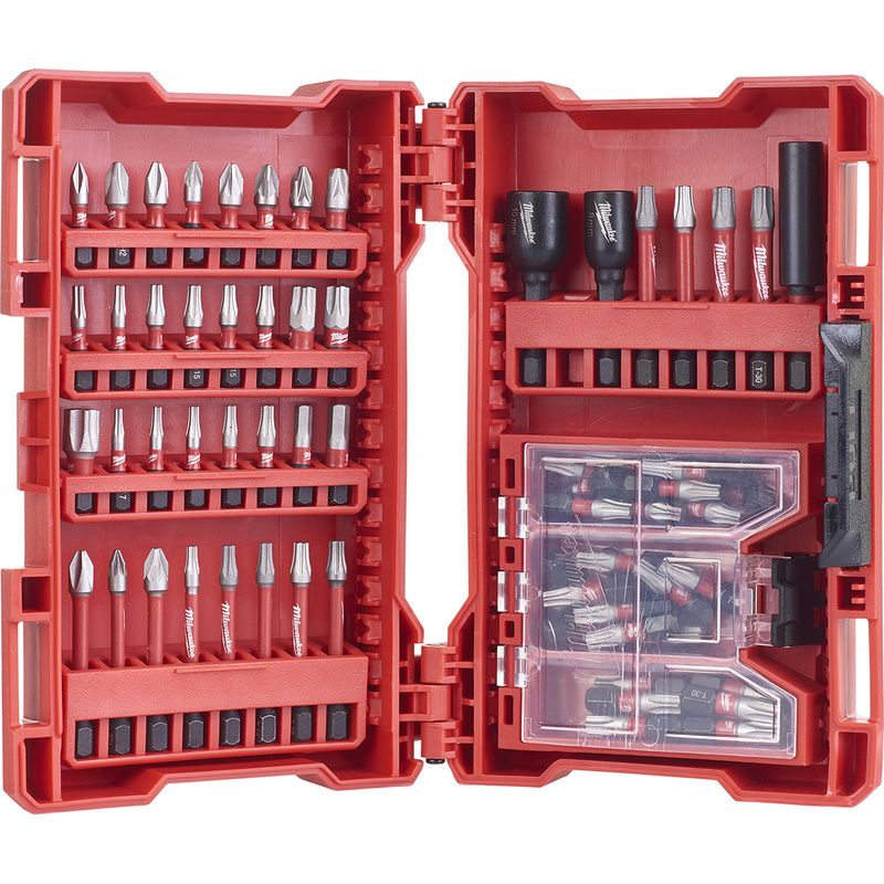 Milwaukee Schroefbit set SHOCKWAVE 75-delig
