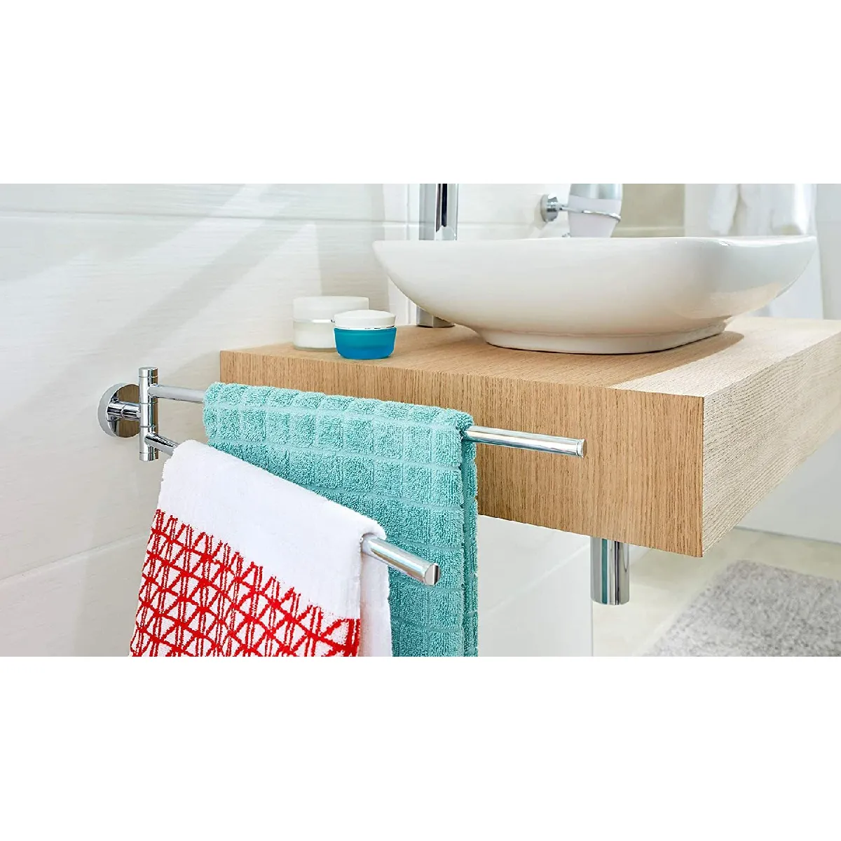 Tesa Smooz Porte-serviettes 2 Barres