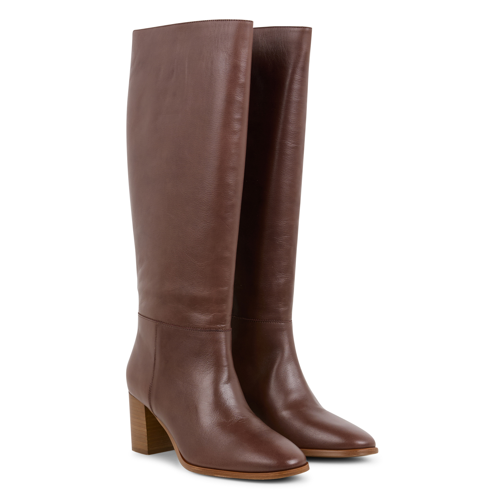 Bottes en cuir | Marron
