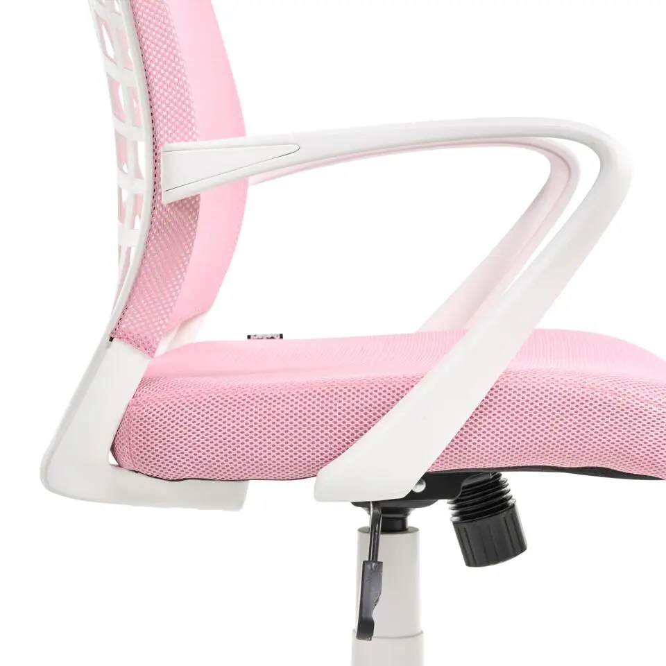 BONNY - Bureaustoel - Roze - Polyester