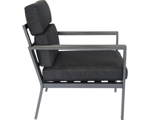 Loungeset tuinmeubelset 9-zits bestaande uit: driezitsbank, driezitsbank, tafel, bank, fauteuil, incl. kussens aluminium