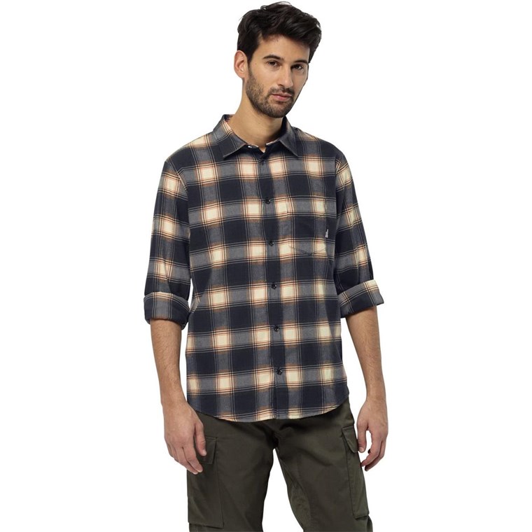 Jack Wolfskin Wanderweg Shirt M Dark Navy