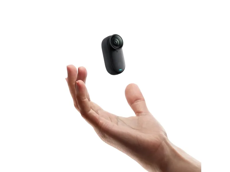 Insta360 Go 3S - Standard Bundle - action-kamera - 4K / 30 fps - flash 64 GB - Bluetooth, Wi-Fi - undervands op til 10 m - midnat sort