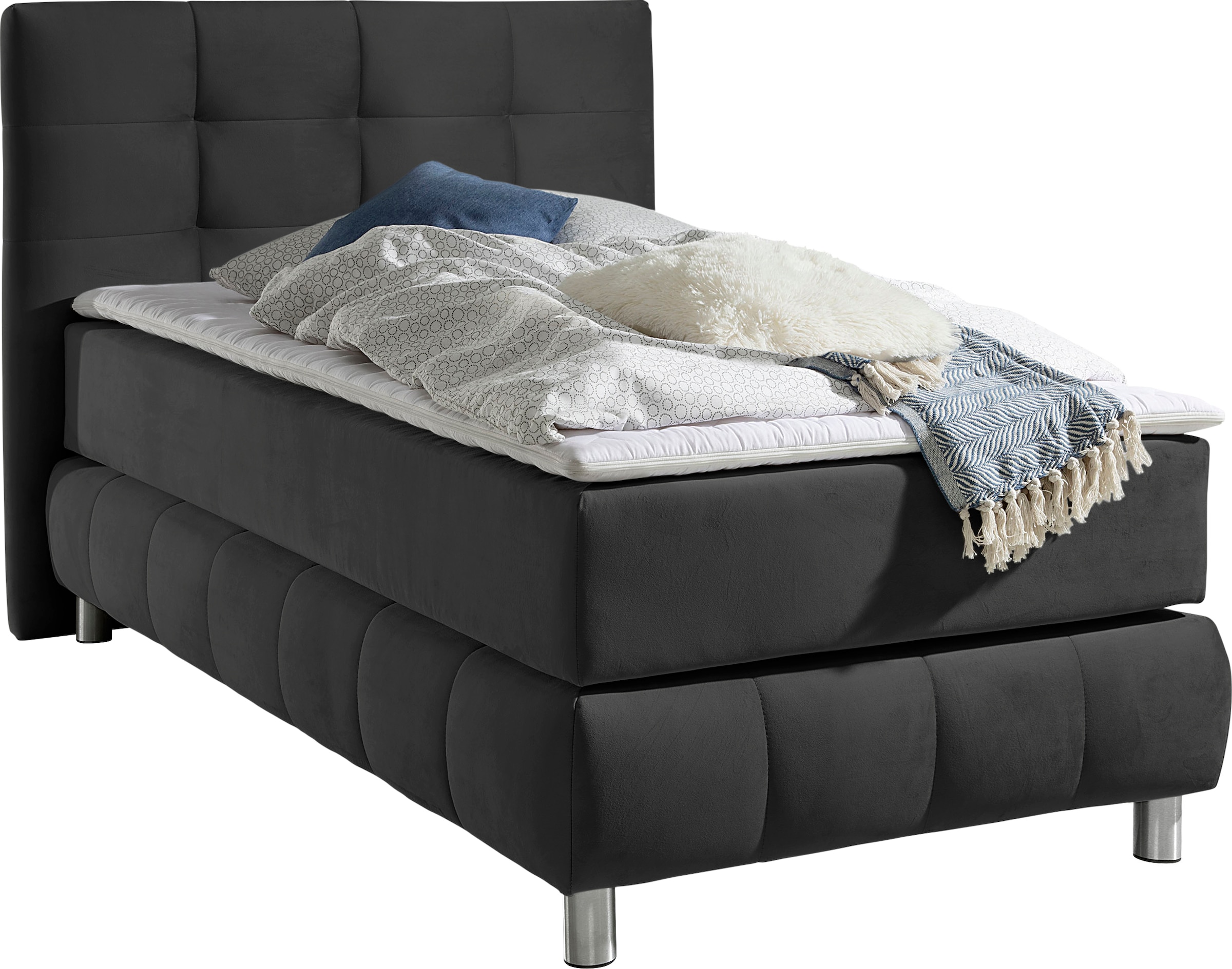 andas Boxspringbett »Salo« incl. Topper, 6 Breiten, 2 Härtegrade, TFK auch in Härtegrad 4