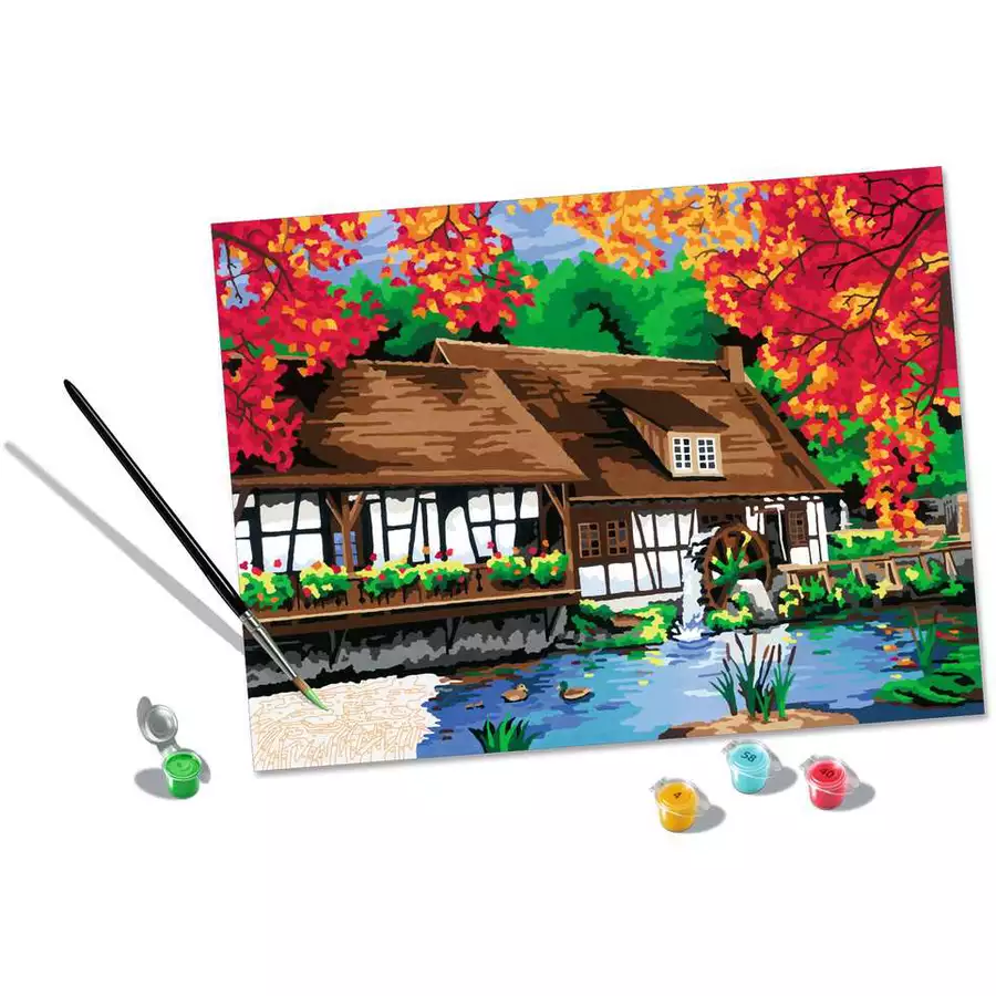 Ravensburger Mill at Blautopf bunt